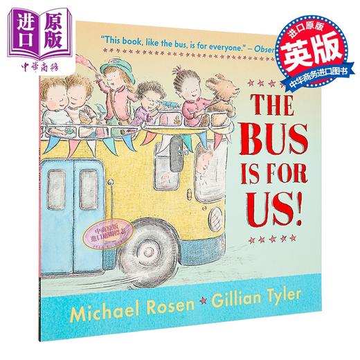 【中商原版】2026年安徒生奖 Michael Rosen罗森爷爷 公交车是为我们准备的 Michael Rosen Bus is for Us 英文原版 儿童绘本 商品图1
