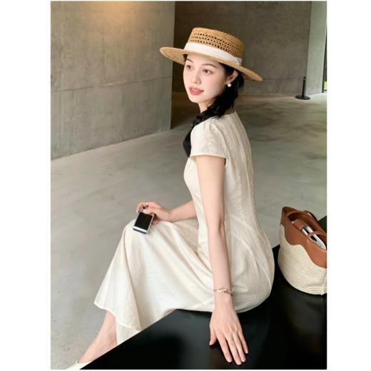 莱赛尔仙气飘飘斜裁显瘦连衣裙★AVANN 商品图2