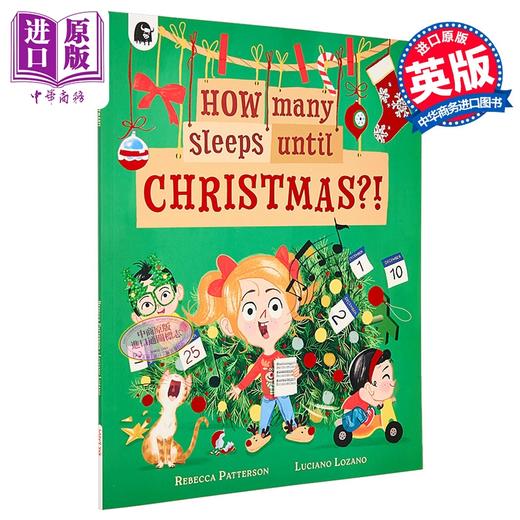 【中商原版】离节日还有几天时间 How Many Sleeps Until Christmas 英文原版 儿童绘本 图画故事书 亲子读物 进口童书 3-6岁 商品图1