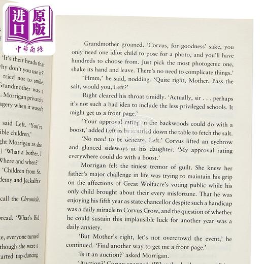【中商原版】永无境1 黑鸦的试炼 英版平装 英文原版 Nevermoor 01 The Trials of Morrigan Crow Jessica Townsend 商品图2
