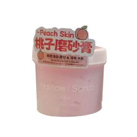 盈雪桃子净肤海盐磨砂膏