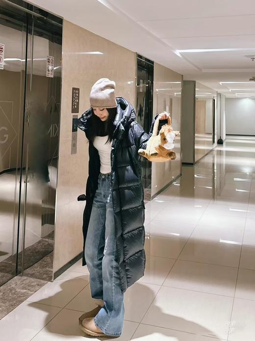 【反季清仓】男女同款重磅奢品黑珍珠系列长短款鹅绒服 商品图7