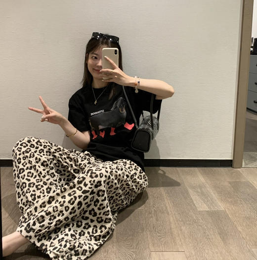 日本订单豹纹灯笼裤061702 商品图4