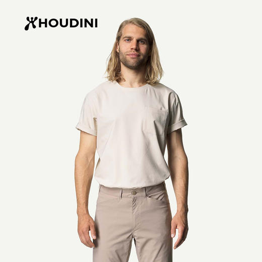 HOUDINI胡丁尼 Cover Tee 守护II代 男户外26夏季防晒圆领清爽短袖T恤840098 商品图4