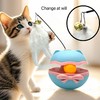 电动不倒翁猫咪玩具猫转盘逗猫棒解闷自嗨羽毛铃铛猫宠物玩具批发 商品缩略图3