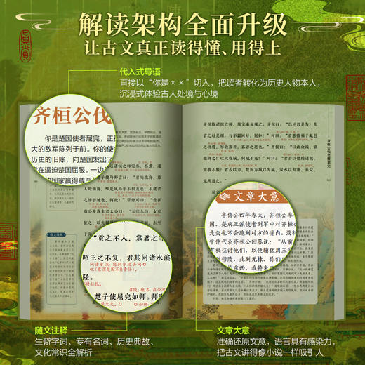 《古文观止》（上下两册） ｜ 5000年文坛的经典神作，零基础吃透文言文，提笔有文采，读写双提升！ 商品图2