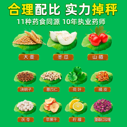 艺福堂冬瓜荷叶山楂茶120g/袋 商品图3