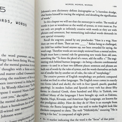 英文原版 语言本能 The Language Instinct 比尔盖茨推荐 英语语言学入门 探索语言奥秘 涵盖语言学心理学及生物学知识 进口 商品图4