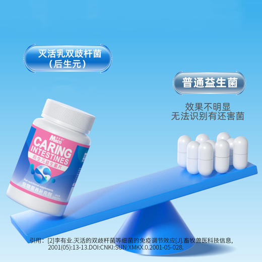 麦斯蒂后生元益生菌片200粒猫咪肠胃保健品狗狗营养补充剂益生菌 商品图2