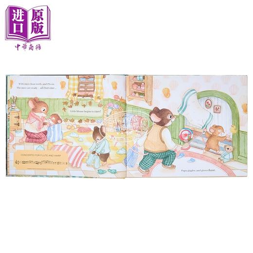 【中商原版】发声书 睡前名曲精选 Amy Adele The Bedtime Music Book 英文原版 进口亲子童书 睡前音乐书 8首舒缓古典音乐 商品图4