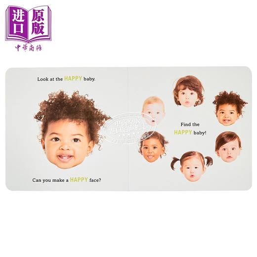 【中商原版】Making faces  a first book of emotions 扮鬼脸 孩子的情绪书 英文原版 0岁到3岁 儿童纸板书 Abrams Appleseed 商品图3