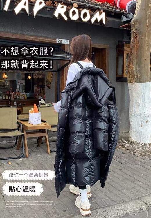 【反季清仓】男女同款重磅奢品黑珍珠系列长短款鹅绒服 商品图6