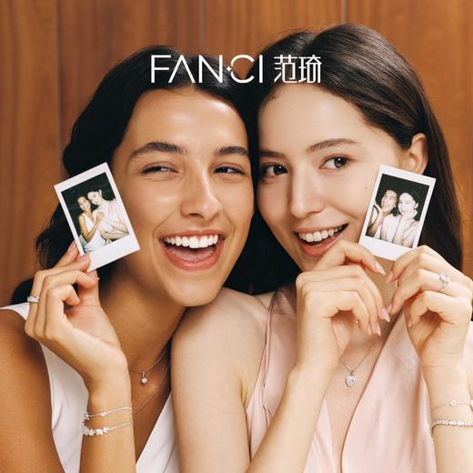 Fanci范琦勒洛三角耳钉蓝色水滴锆石优雅耳饰纪念日送女生日礼物 商品图3