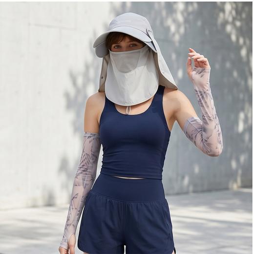 Kenmont卡蒙帽子女全脸防晒帽大帽檐全方位护颈防晒面罩遮阳帽户外鸭舌帽KM-3274 商品图2