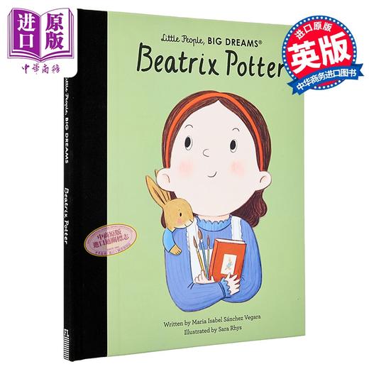 【中商原版】小人物大理想 比阿特丽克斯.波特 作家 Little People Big Dreams Beatrix Potter 英文原版 图画传记人物故事书 商品图1