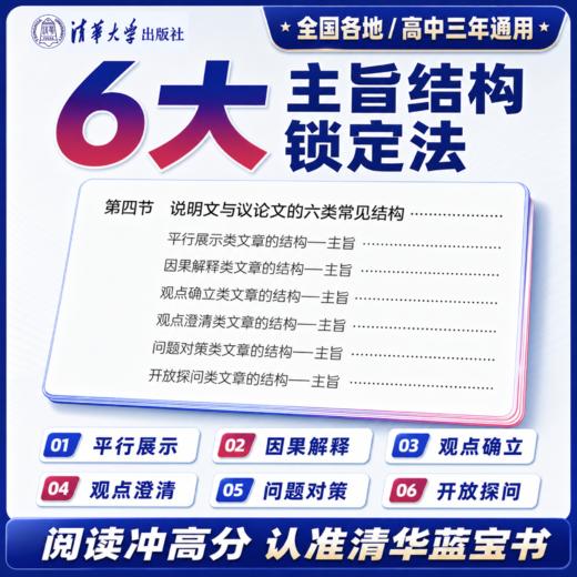 【清华蓝宝书】高考英语阅读理解核心技法 商品图3