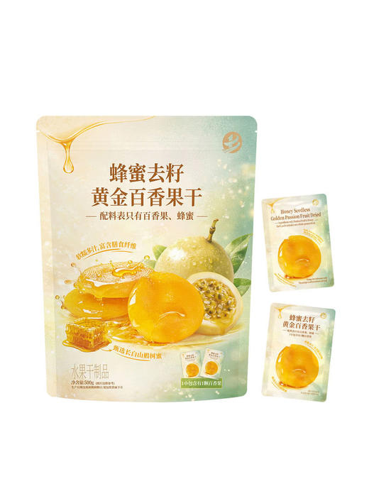 MM 山姆 中宝 蜂蜜去籽黄金百香果干 250g/500g 商品图0