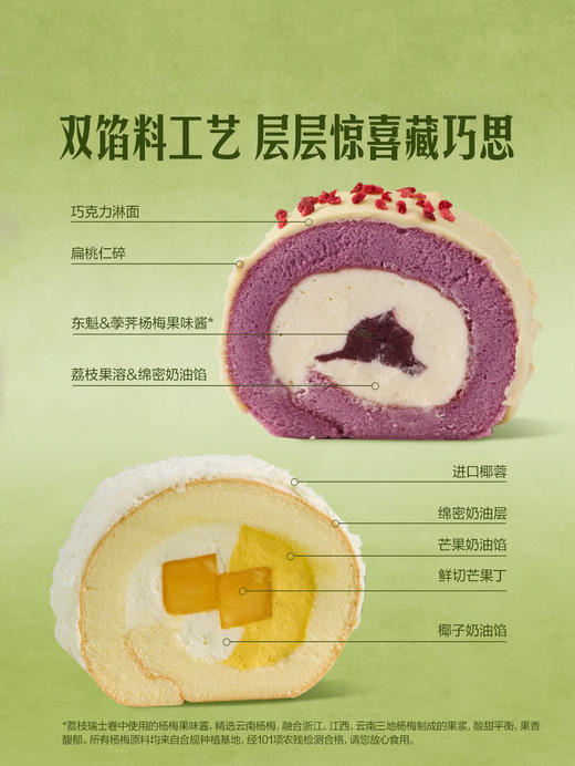 MM 山姆 Member's Mark 荔枝芒椰瑞士卷 1*12’S 商品图2
