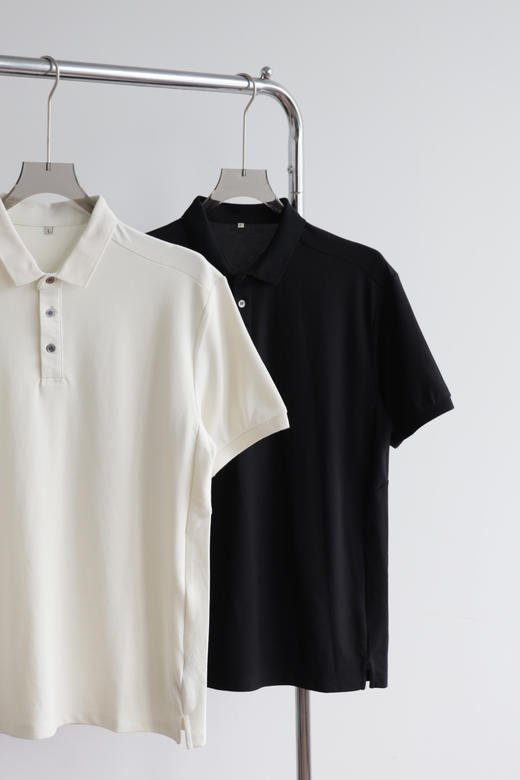 70棉30桑蚕丝 纯色短袖Polo TX733 商品图3