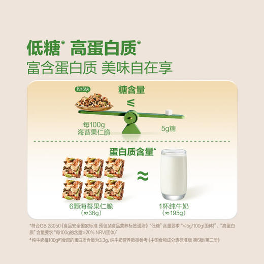 MM 山姆 Uncle Tobys低糖高蛋白海苔果仁脆 225g/450g 商品图2