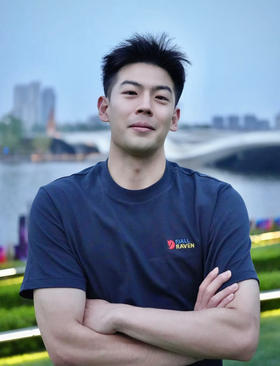 狐狸两色网眼速干T恤