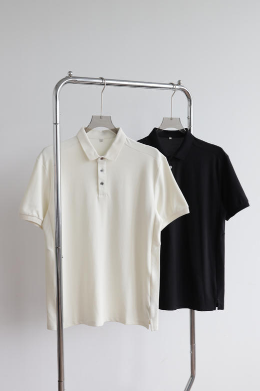 70棉30桑蚕丝 纯色短袖Polo TX733 商品图2