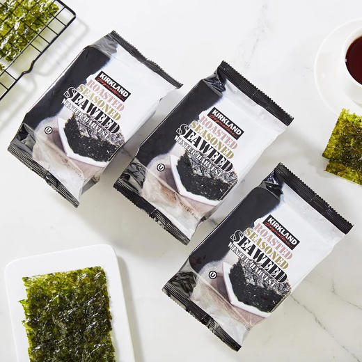 Costco 开市客 KIRKLAND 科克兰盐烤海苔 17g*5/10包 商品图2