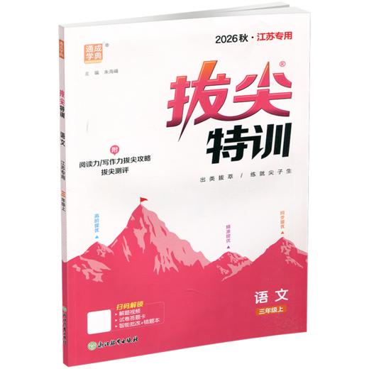 2026秋 小学拔尖特训 语文三年级上册人教版 部编版小学教辅3上 提优训练专项练习一课一练同步教辅 必刷题 通成学典天天练教辅 商品图2