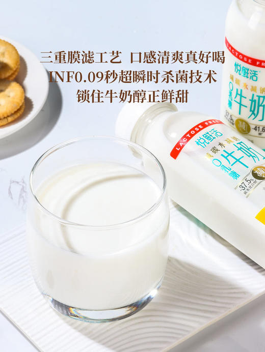 MM 山姆 悦鲜活 零乳糖牛奶 260ml*4/8 商品图1
