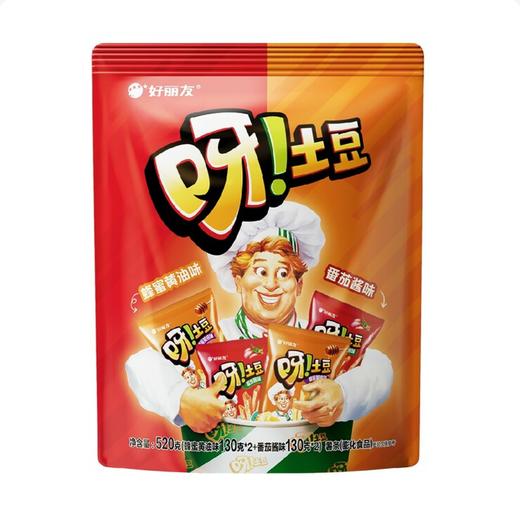 Costco 开市客 呀土豆(番茄酱味+蜂蜜黄油味) 130g*4包 商品图0