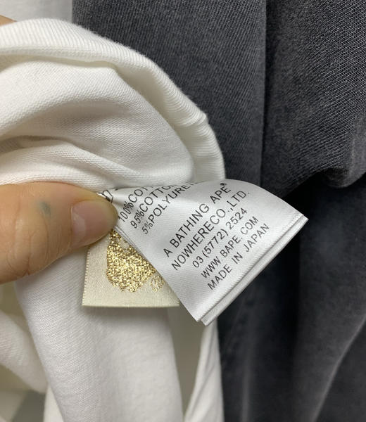BAPE幻影猿人头洗水短袖T恤 商品图6