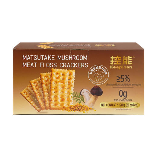Costco 开市客 控能松茸肉松苏打饼干 20g*30/60包 商品图1