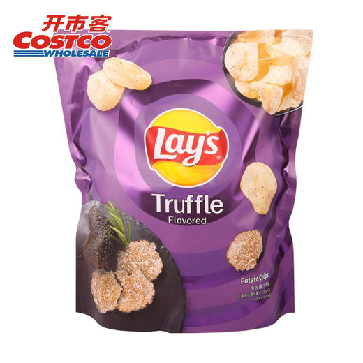 Costco 开市客 台湾产乐事黑松露口味薯片 100g*3/5包 商品图4