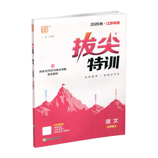 2026秋 小学拔尖特训 语文三年级上册人教版 部编版小学教辅3上 提优训练专项练习一课一练同步教辅 必刷题 通成学典天天练教辅 商品图1