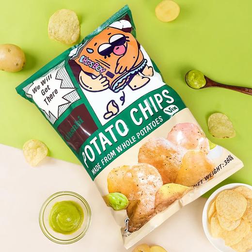 Costco 开市客 薯袋仔芥味薯片 60g*3/6包 商品图1