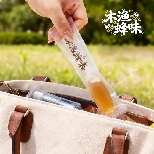 「木渔蜂味」槐蜜梨膏 自然成熟蜜+砀山酥梨膏 配料极简 无添加色素麦芽糖 便捷勺装 12g/支*7 商品图2