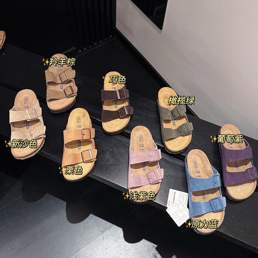 原单勃肯进口牛皮凉鞋休闲鞋031006 商品图1