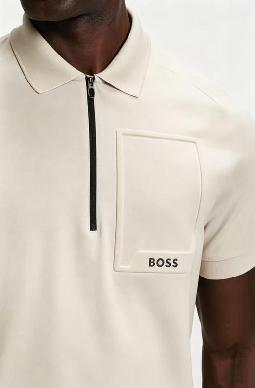 B0SS 天丝棉 半拉链男士Polo衫 TX736 商品图1