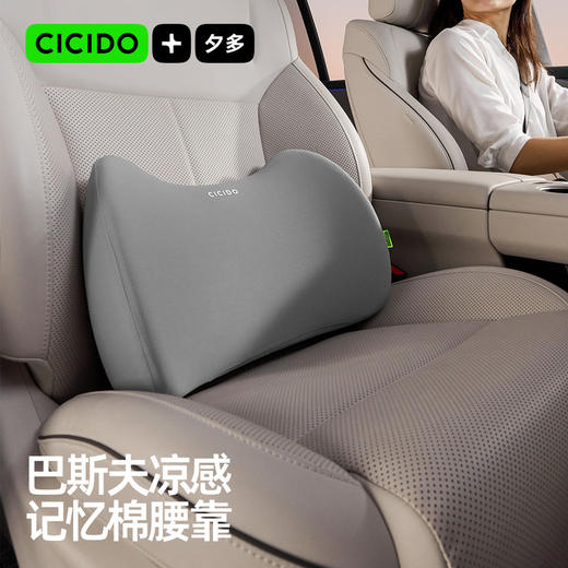 MM 山姆 Cicido夕多巴斯夫凉感记忆棉腰靠 2件 太空灰 商品图1