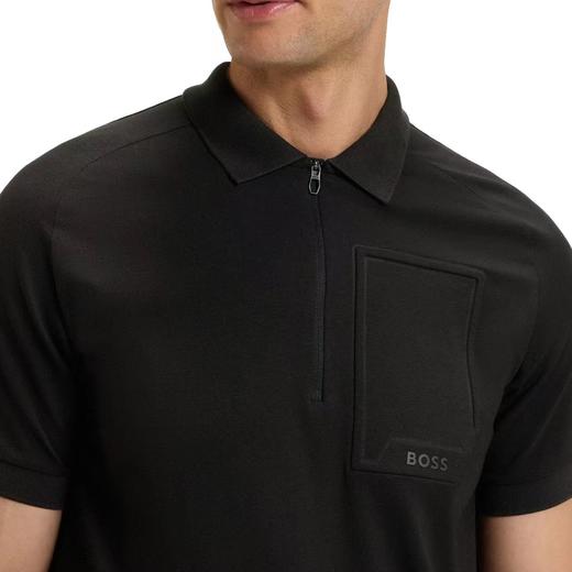 B0SS 天丝棉 半拉链男士Polo衫 TX736 商品图0