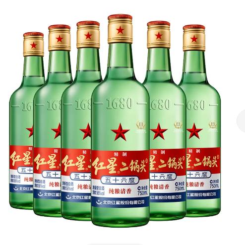 【YMHR】56度红星二锅头瓶装750ml 商品图2