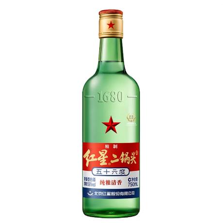 【YMHR】56度红星二锅头瓶装750ml 商品图0