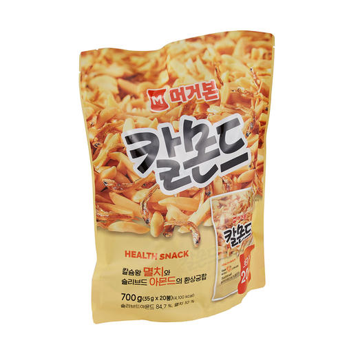 Costco 开市客 MURGERBON高钙调味鳀鱼干扁桃仁片 35g*10/20包 商品图1