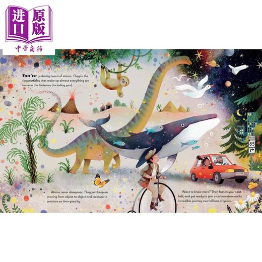 【中商原版】碳原子在时空穿梭中永无止境的旅程 From Bam To Burp 英文原版 儿童科普绘本 自然科学读物 少儿百科 进口童书 商品图3