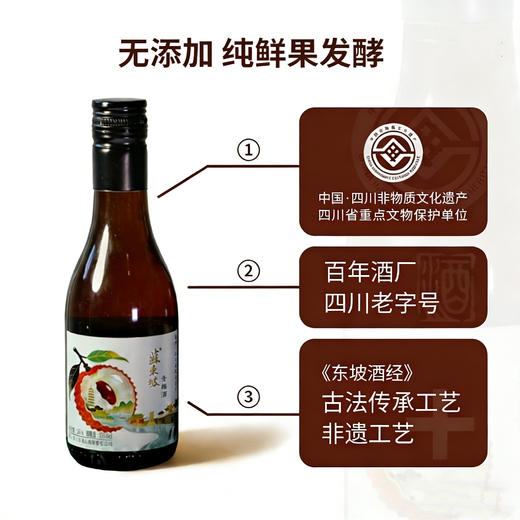 非遗老字号【苏東坡·青梅酒礼盒】，纯鲜果青梅原汁发酵，13道古法酿造工艺，光绪百年窖池酿造 商品图11
