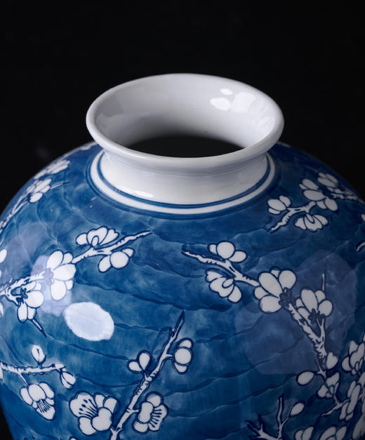伽罗 JALO 青花冰玉梅瓶 商品图4