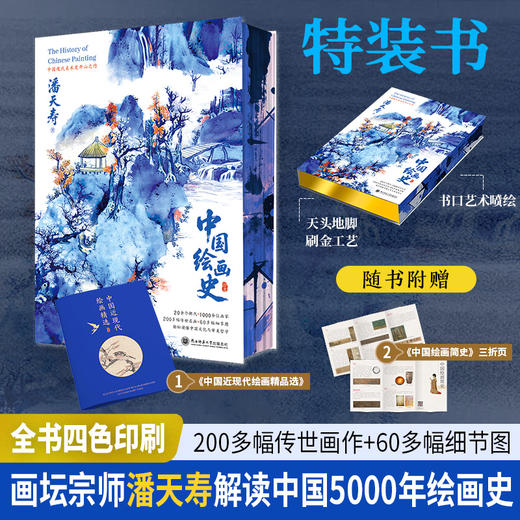 中国绘画史（特装版）200多幅传世画作 解读中国5000年绘画史 商品图0