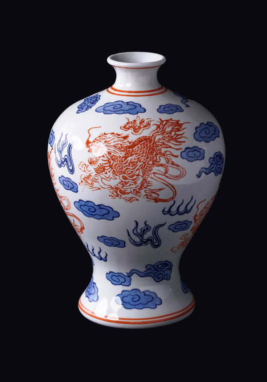 伽罗 JALO 福禄麒麟青云梅瓶 商品图3