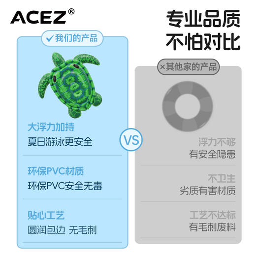 充气座骑折叠漂流海龟网红水上大号躺椅冲浪玩具浮排新款泳圈戏水 商品图1