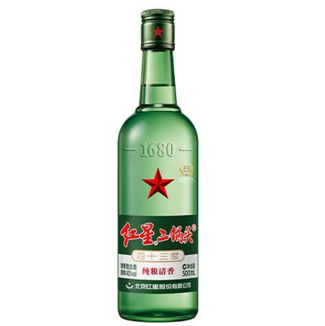 【YMHR】56度红星二锅头瓶装500ml 商品图1